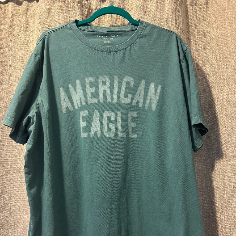American Eagle | Super Soft Standard Fit Women's Tshirt Blue | Size XL